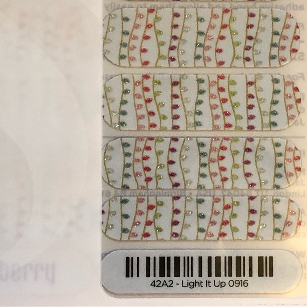 🦊 3 for $15 COPY - Jamberry Nail Wraps - Christmas lights